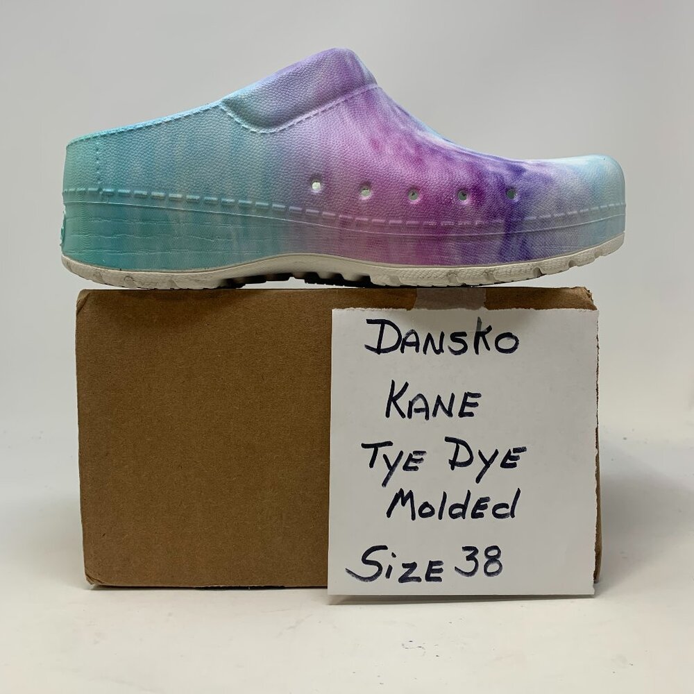 Dansko Women's Clog Mule Kane Molded Tie Dye Slip-On 38 EU 8M